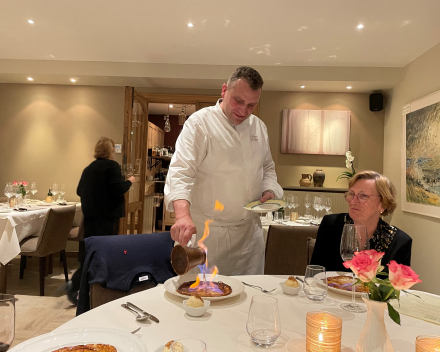 1 april - Maison de Terroir in Ettelgem - een eerste ontmoeting - begin van een fijne samenwerking