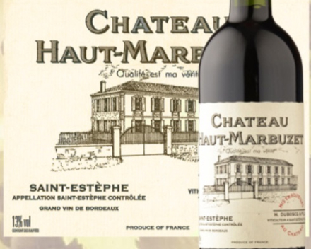 Primeurwijnen die verwacht worden / Chateau Haut Marbuzet 2019 AOP Saint-Estephe