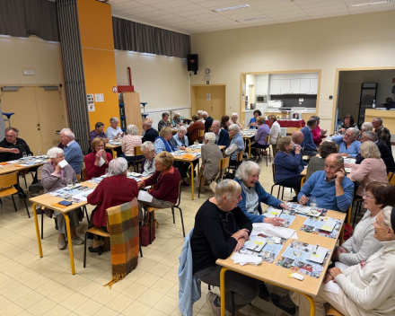 'Kan je even plaats maken', vroeg ik