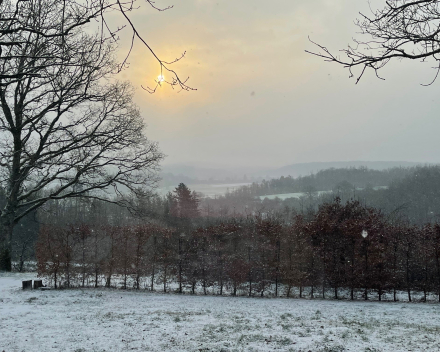 Sneeuw, gamba en Jenga: topper in d'Ardennen