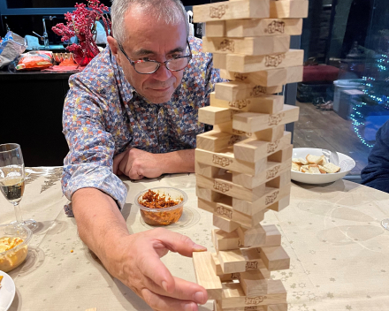 Sneeuw, gamba en Jenga: topper in d'Ardennen