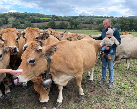 2de dag van onze reis La Ferme de Ribatels bij Aurélie en Nicolas