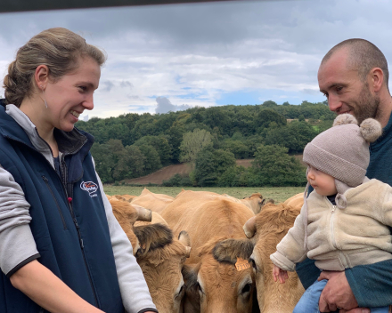 2de dag van onze reis La Ferme de Ribatels bij Aurélie en Nicolas