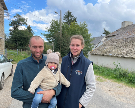 2de dag van onze reis La Ferme de Ribatels bij Aurélie en Nicolas