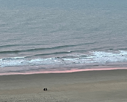 Fantastische kleuren bij zonsondergang: Blankenberge, zaterdagavond