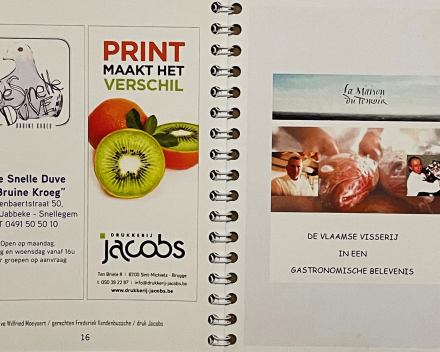 De Vlaamse Visserij in een gastronomische belevenis samengevat in een uniek boekje