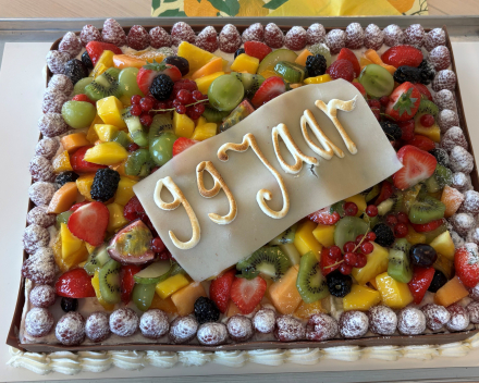 Moeder wordt vandaag 99, we vierden het gisteren.