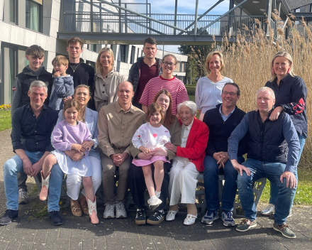 Moeder wordt vandaag 99, we vierden het gisteren.