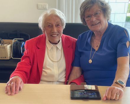 Moeder wordt vandaag 99, we vierden het gisteren.