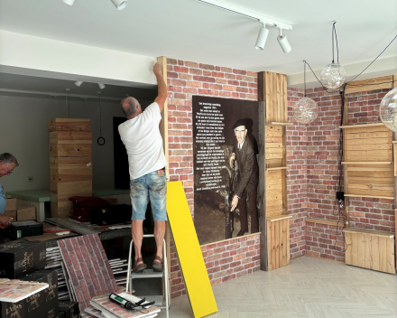 De Chabannemuur is afgewerkt