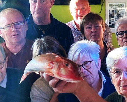 een echte zeeduivel in de kantine van VK Ettelgem