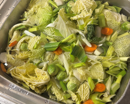 de wijn was reeds lekker, nu nog de hutsepot 