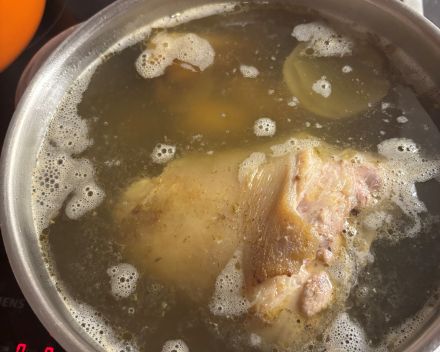 de wijn was reeds lekker, nu nog de hutsepot 