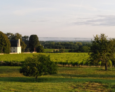 Eduard en Caroline van chateau des Couldraies op onze degustatie
