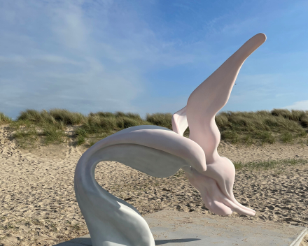Beaufort in Blankenberge- een sculptuur van Marguerite Humeau