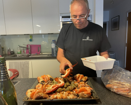 En fruits de mer als beloning