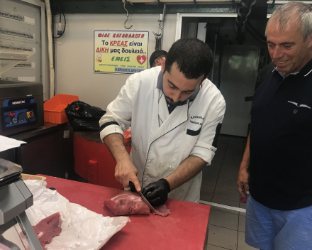 Carpaccio van kalfsvlees uit Eernegem op Griekse wijze !