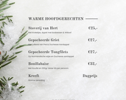Fruits de mer met Kerst van Moeyaert Catering