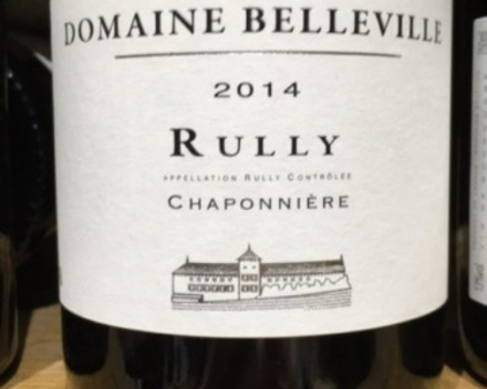 La Chaponnière  Domaine Belleville  AOP Rully 2015 -  € 17.70 btw in