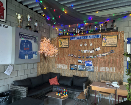 Fraaie kantine, het werk van de nieuwe uitbaters