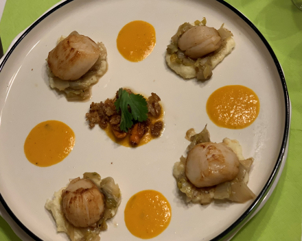 Het recept van de sint-jacobsvruchten