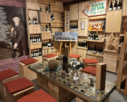 Sfeer in de wijnshop
