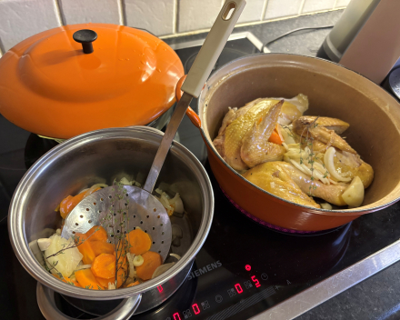 Kip à la Frietje met kroketjes