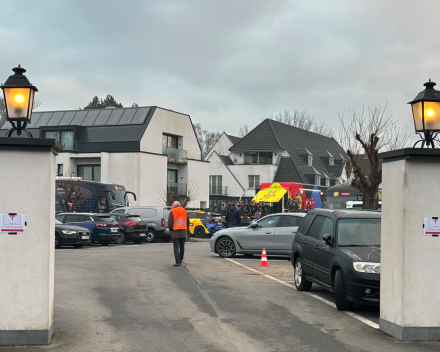 De koers is in het land