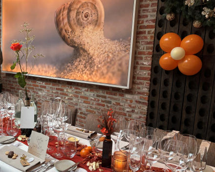 Fijn verjaardagsfeest van oma Nicole en kleinkind Cyriel