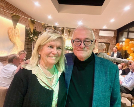 Fijn verjaardagsfeest van oma Nicole en kleinkind Cyriel