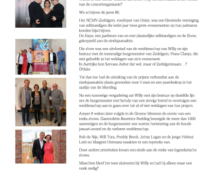 Nieuwsbrief 1 - 20 jaar Concertevents