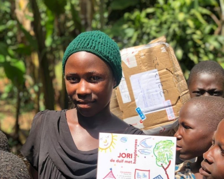 Jori maakt kinderen blij