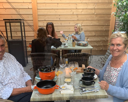 Oesters op een huwelijksfeest