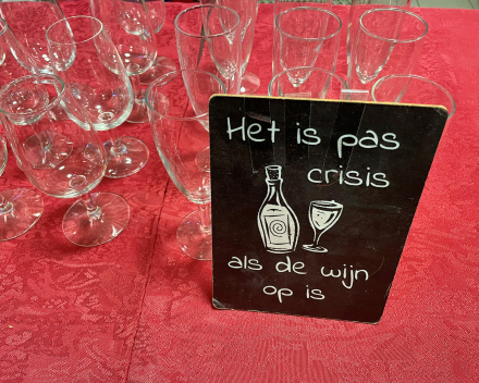 wijndegustatie in Oudenburg