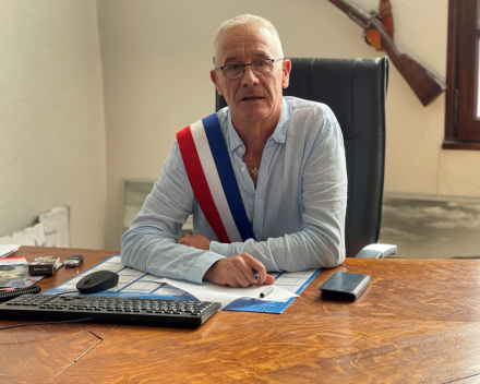 Philippe onze wijnboer en burgemeester van Aniane 