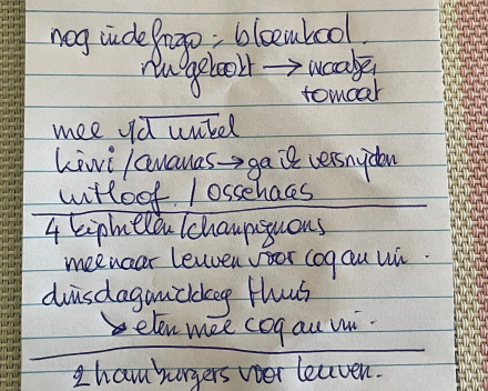 over oogdruppeltjes, maatjes en coq au vin