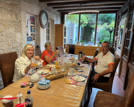 Ontbijt in Pouilly-sur-Loire