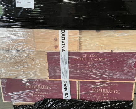 20 mei - aankomst van 600 flessen Bordeaux Primeur 2019