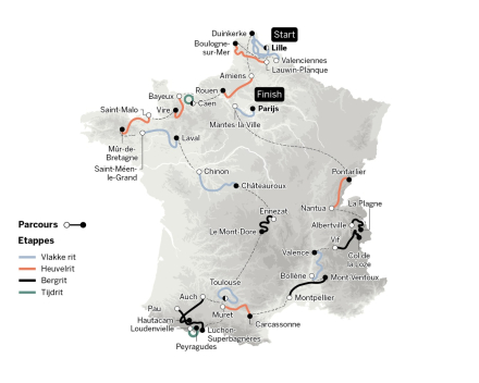 3 weken genieten van d Tour de france