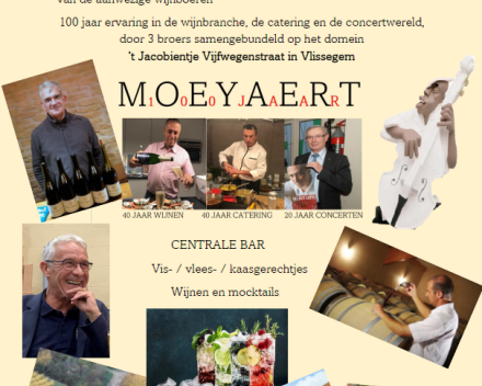 Nieuwe affiche - flyer  100 JAAR MOEYAERT