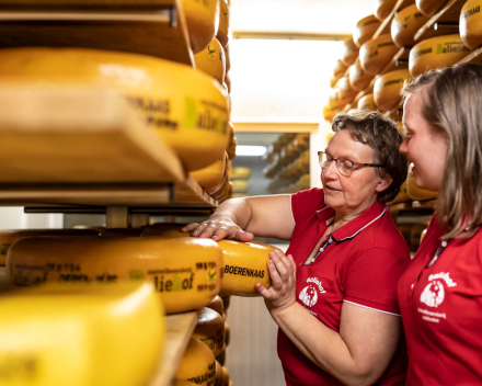 Leerrijk bezoek met fijne Unizo receptie bij kaasboerderij het Baliehof