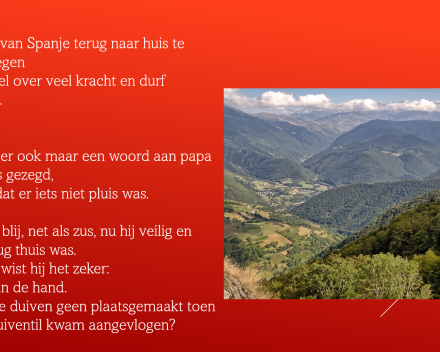 Jori als vertelnamiddag op powerpoint