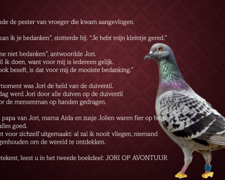 Jori als vertelnamiddag op powerpoint