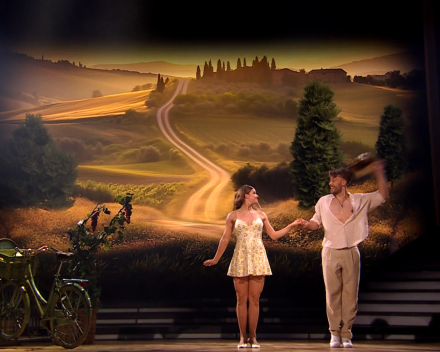 Zoals in 'Dancing with the stars'