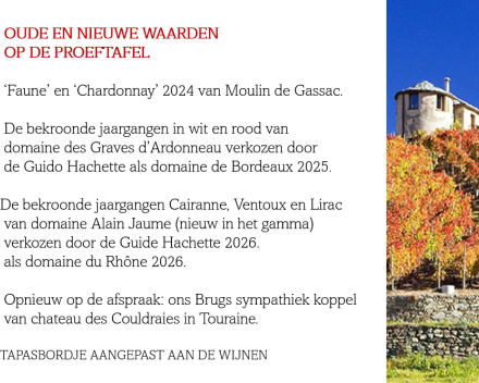 22 en 23 november: mis onze wijndegustatie niet