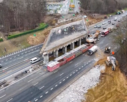 E 40 afgesloten in Bertem