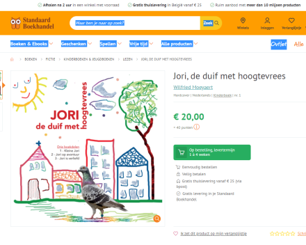 Standaard Boekhandel verdeelt nu mijn kinderboek
