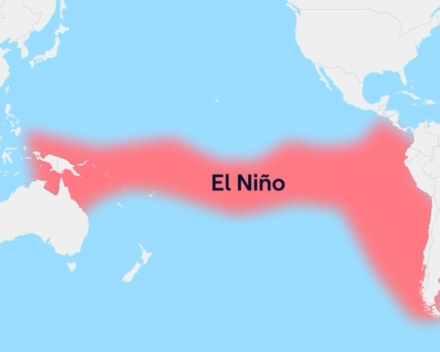 El Nino zal zorgen voor weerextremen