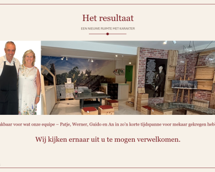 Het programma voor de degustatie van 5 en 6 september