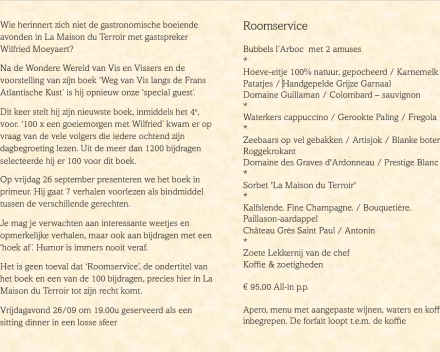 Vanaf nu voorintekenen op 100x een goeiemorgen met Wilfried